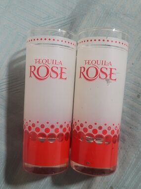 Tequila Rose Red Shot Glasses - Branded Set